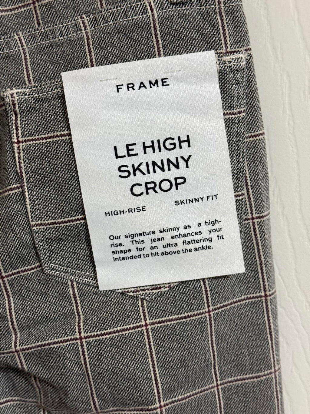 New Frame Le High Skinny Cropped Jeans