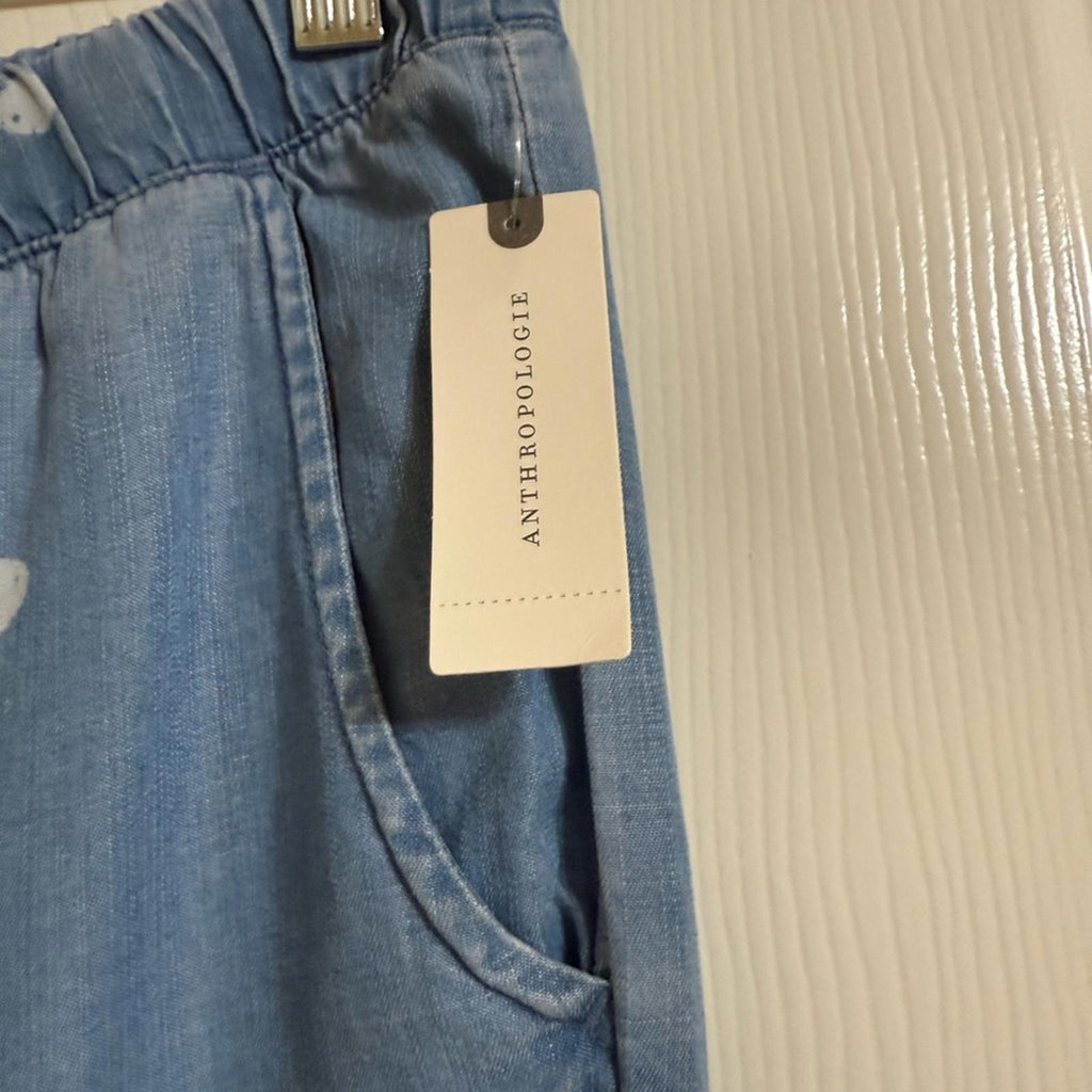 New Anthropologie Light Blue Casual Pants M