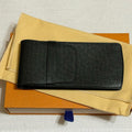 Louis Vuitton Green/Black Taiga Leather Glasses/Pen Case