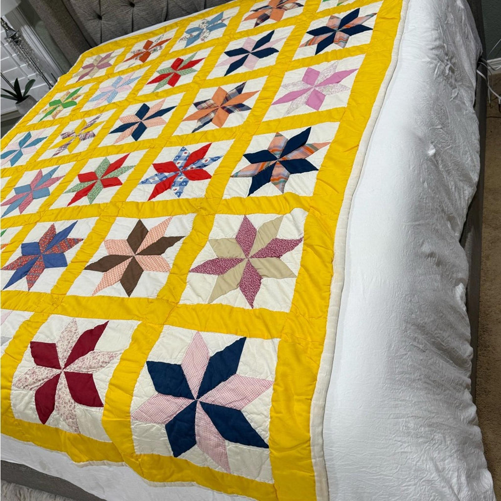 Handmade 8 Point Star Quilt