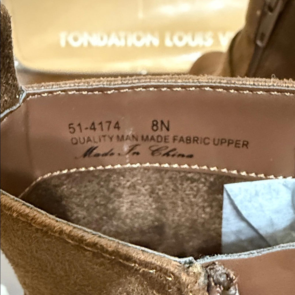 New Bella Vita Brown Ankle Boots with Dual Straps 8N