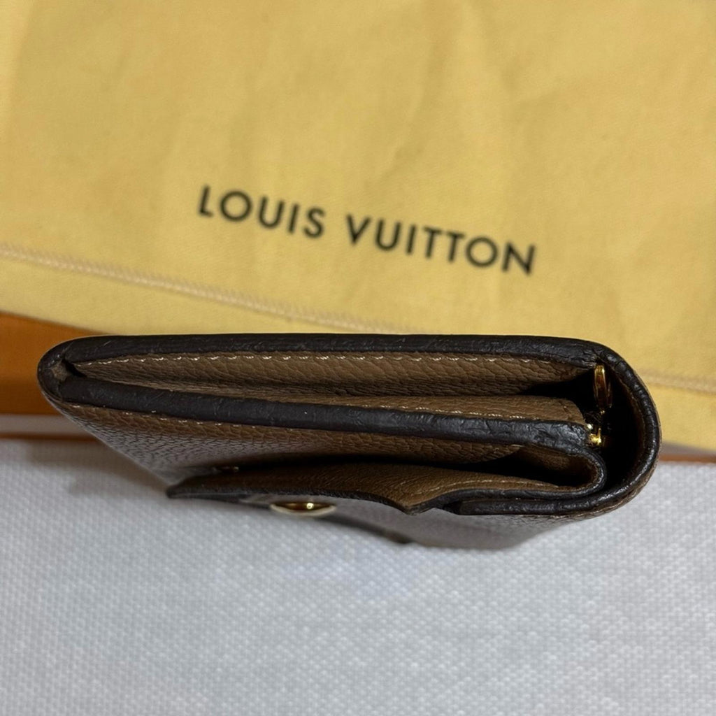 Louis Vuitton Double V Sesame Grained Leather Wallet