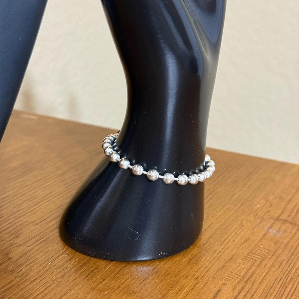 Gucci Silver Beaded Bracelet