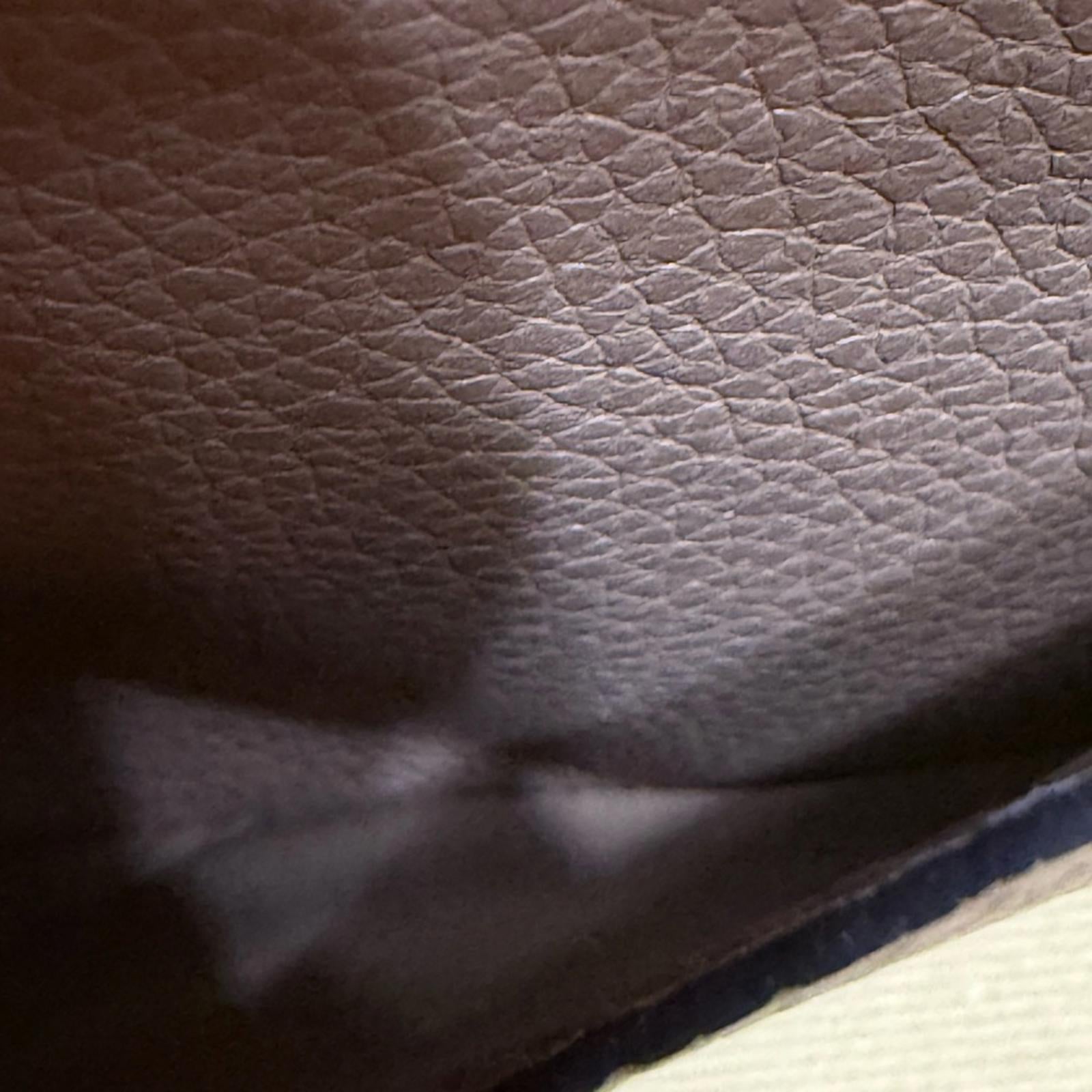 Louis Vuitton Double V Sesame Grained Leather Wallet