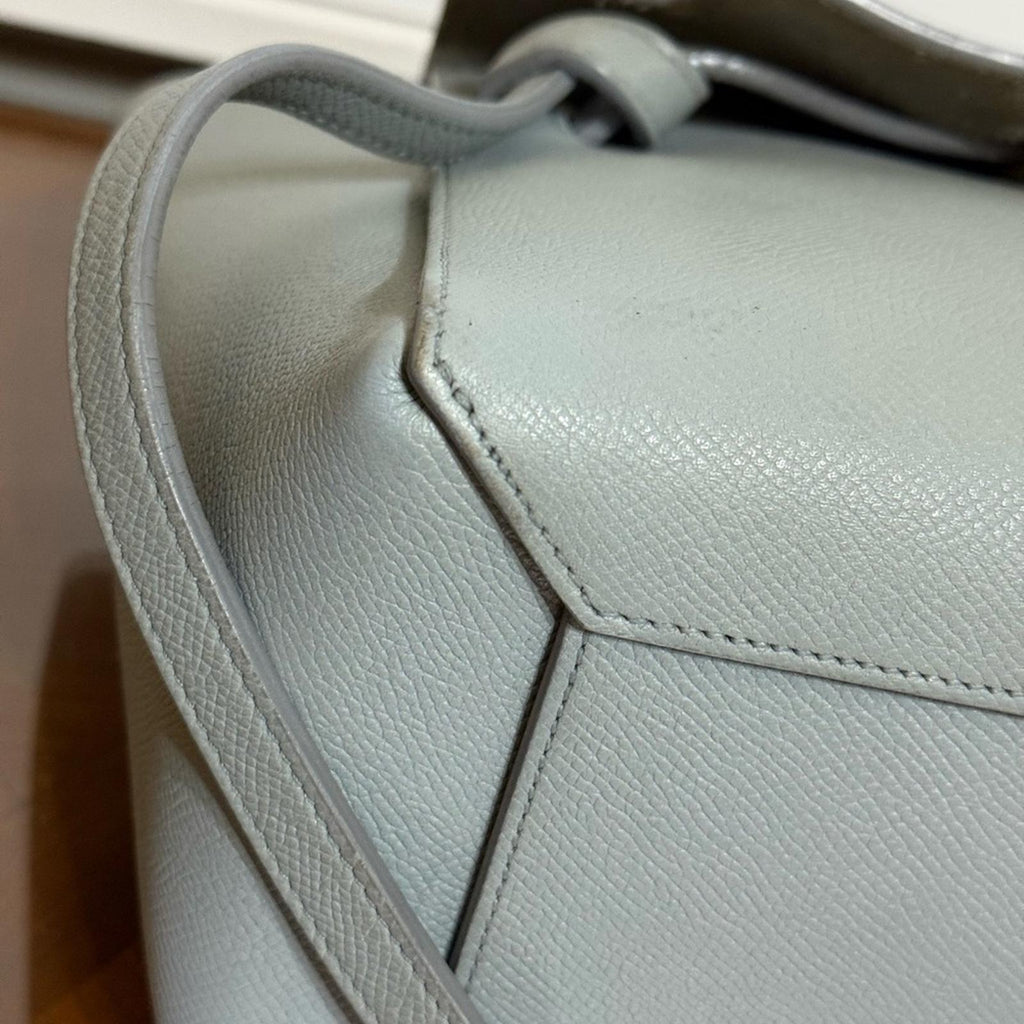 Celine Gray Leather Micro Belt Bag