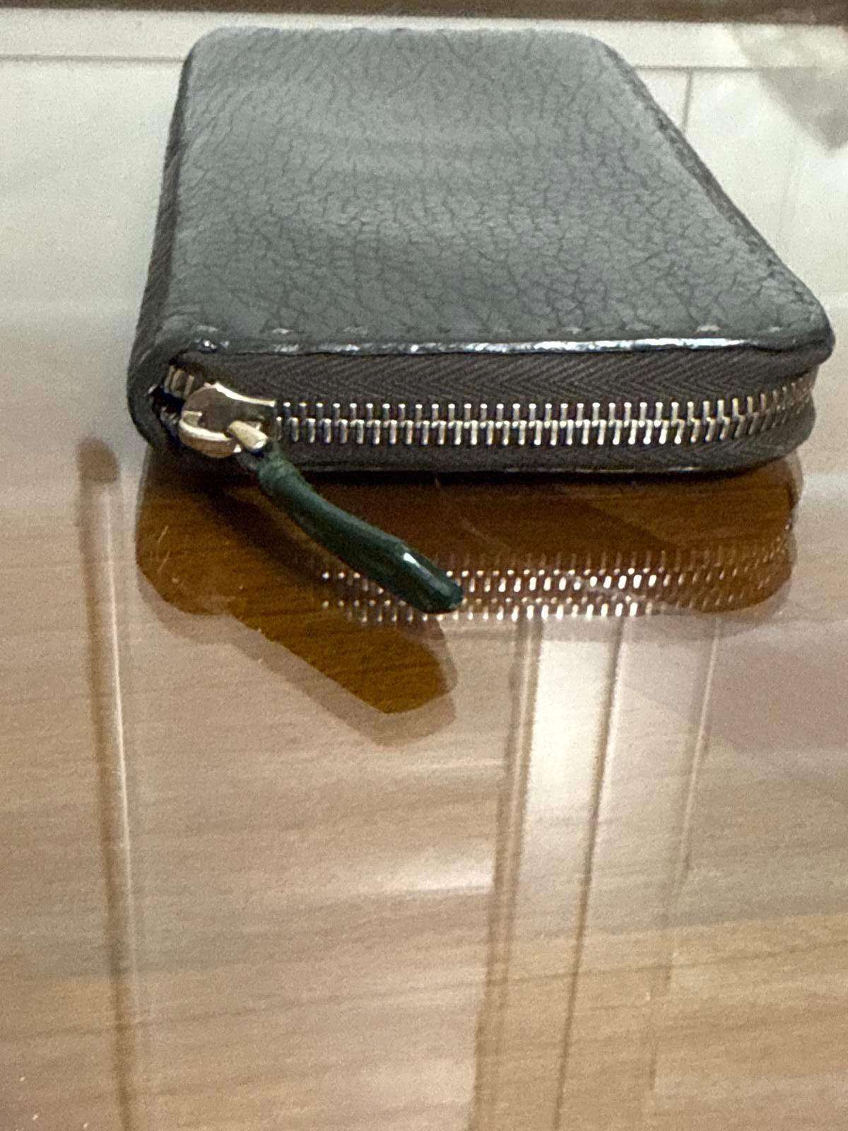 Fendi Selleria Gray Long Wallet