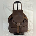 Fendi Rare Dark Brown Leather Mini Backpack