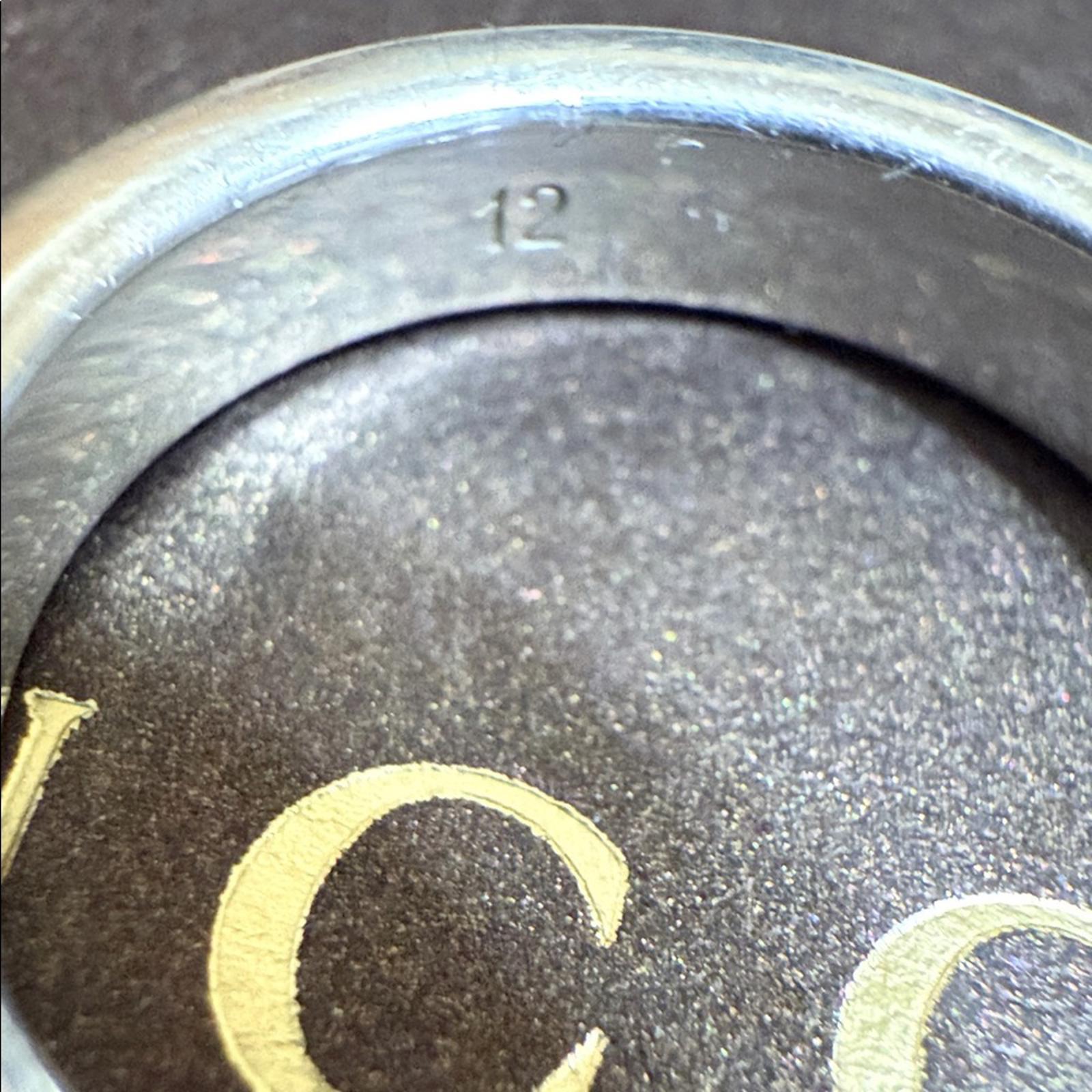 Gucci Women’s 925 Sterling Silver Ring with Gift Box Set Size 5.5