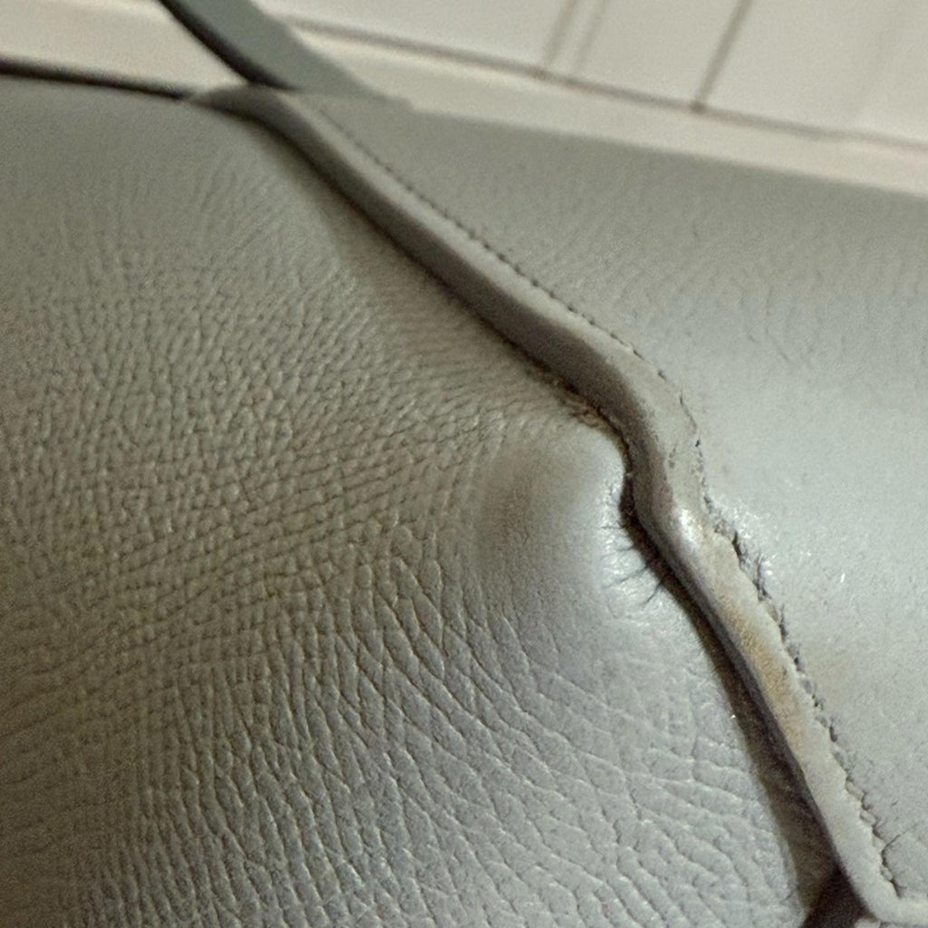 Celine Gray Leather Micro Belt Bag