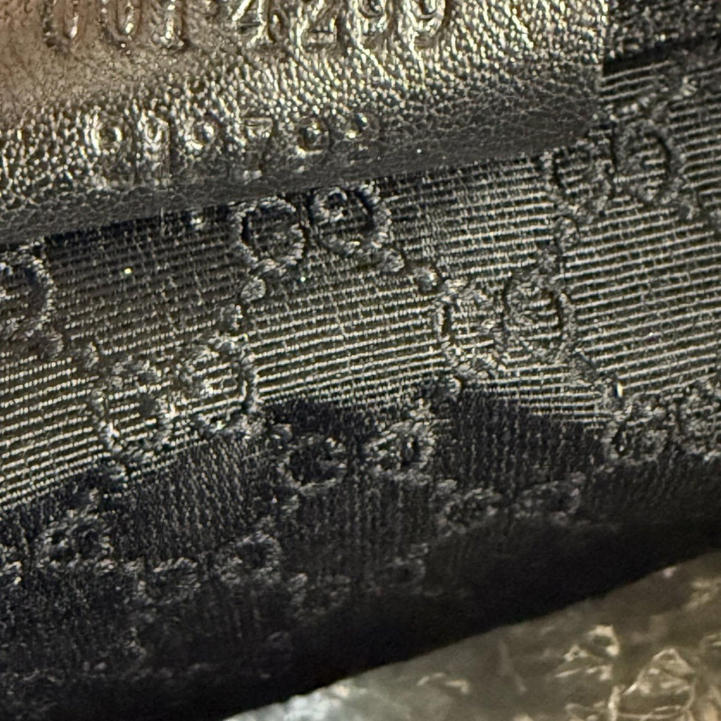 Gucci Black Leather Messenger Bag