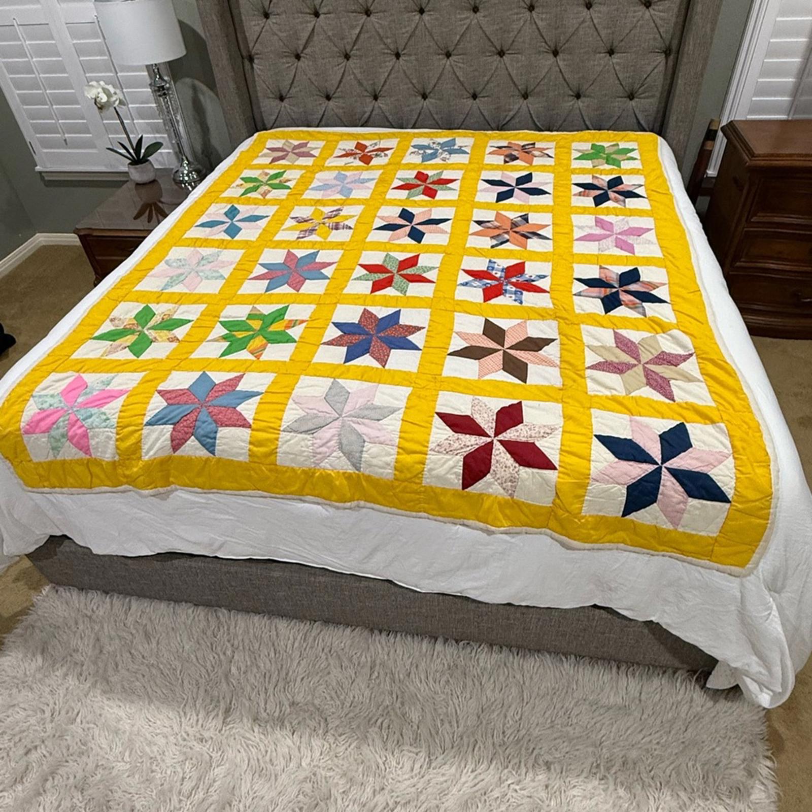 Handmade 8 Point Star Quilt
