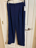 New Lauren Ralph Lauren French Navy Pants Size 12
