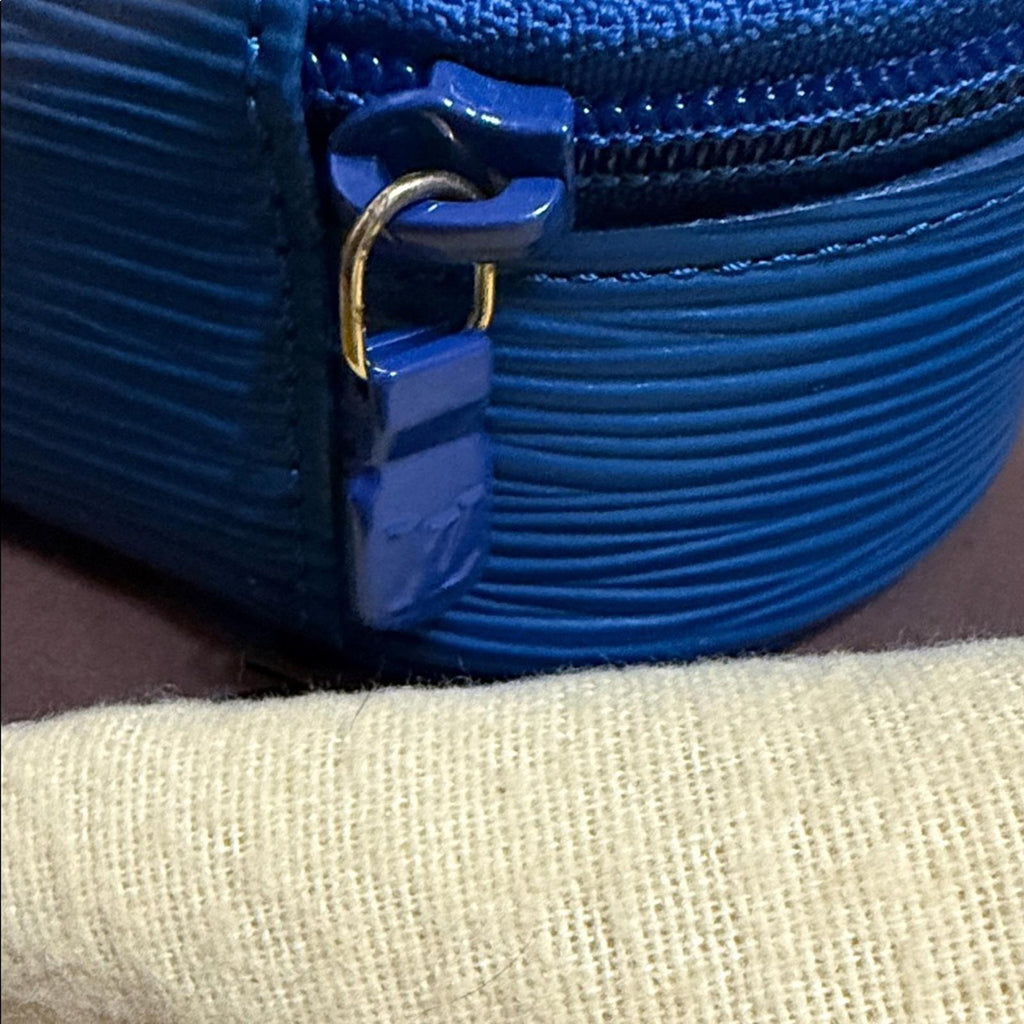 Louis Vuitton Large Blue Epi Leather Jewelry Case