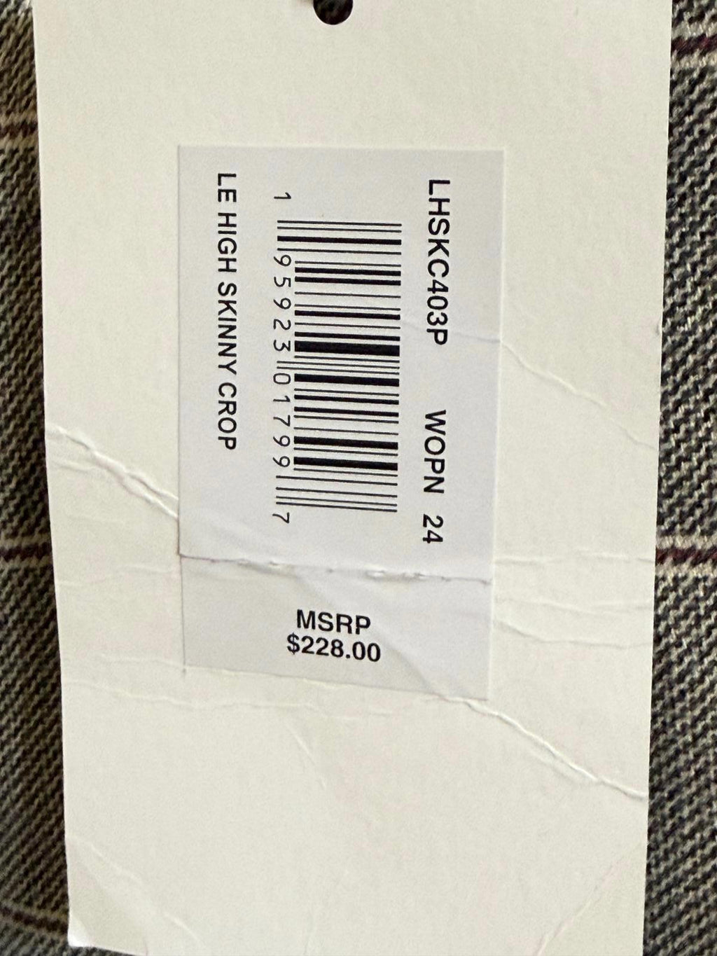 New Frame Le High Skinny Cropped Jeans