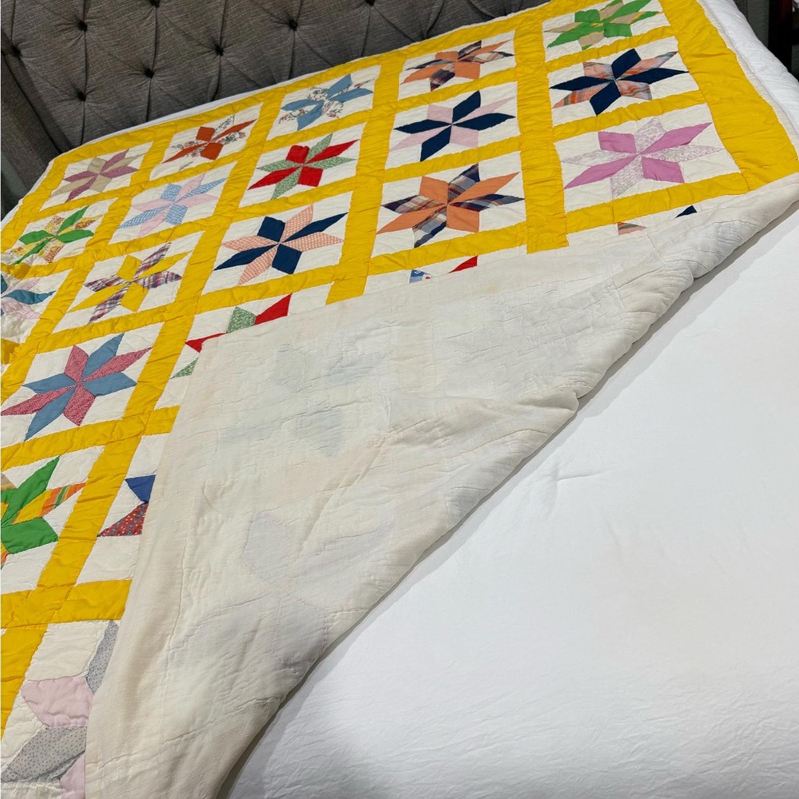 Handmade 8 Point Star Quilt