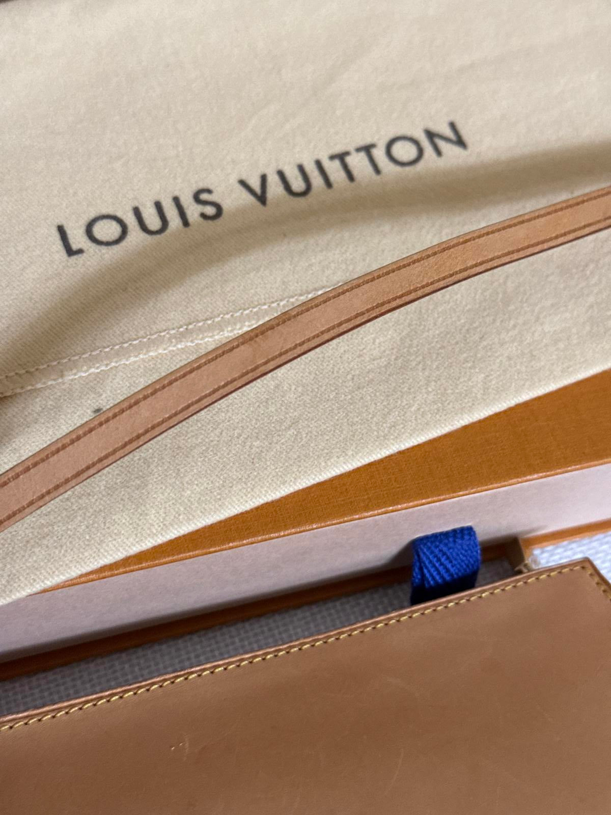 Louis Vuitton Cabas Vechetta Leather Pochette