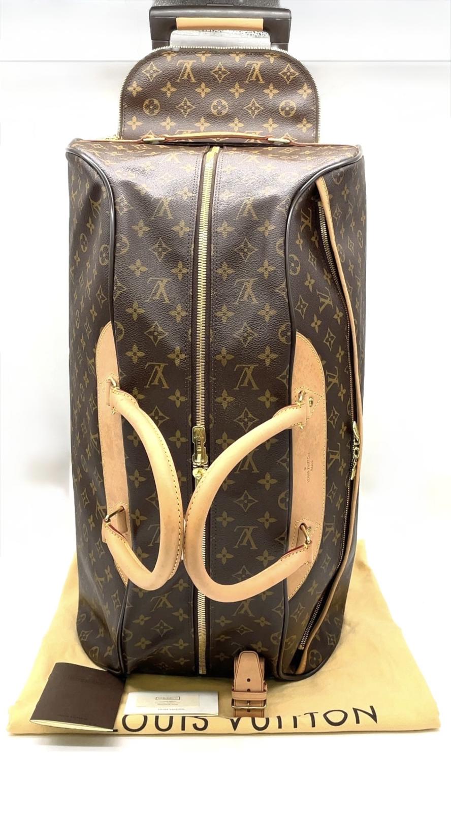 Auth Louis Vuitton Monogram Eole 60 Boston Travel Bag