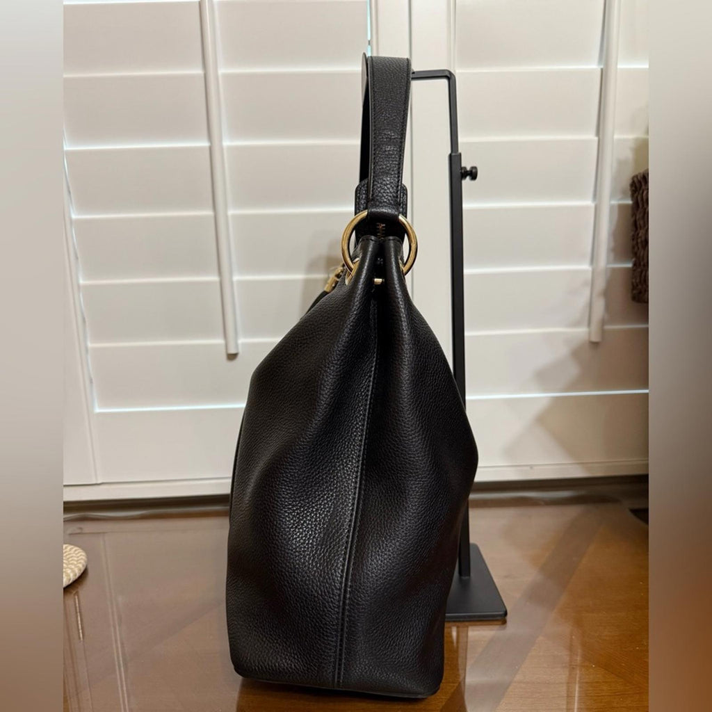 Gucci Black Soho 2 Way Leather Hobo Bag with Tassel