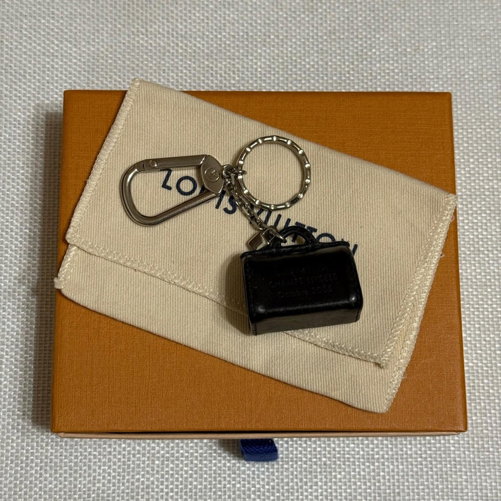 Louis Vuitton Champs Elysees Speedy Leather Bag Charm Key Holder
