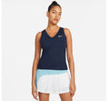 Nike Women's Victory Tennis Tank in obsidian color