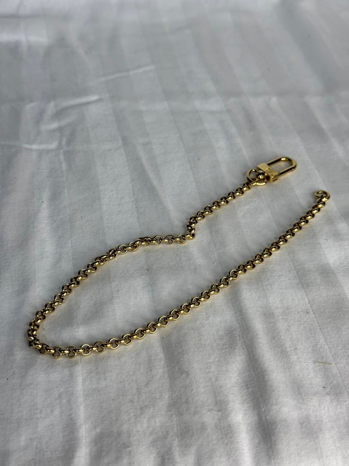 Louis Vuitton Gold Wallet Chain