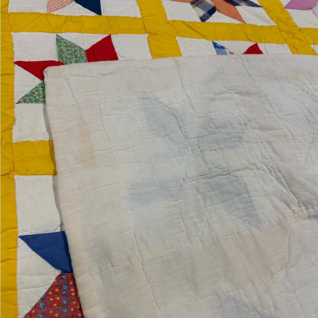 Handmade 8 Point Star Quilt