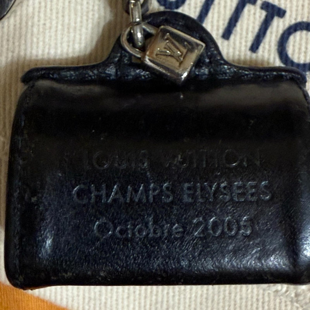 Louis Vuitton Champs Elysees Speedy Leather Bag Charm Key Holder