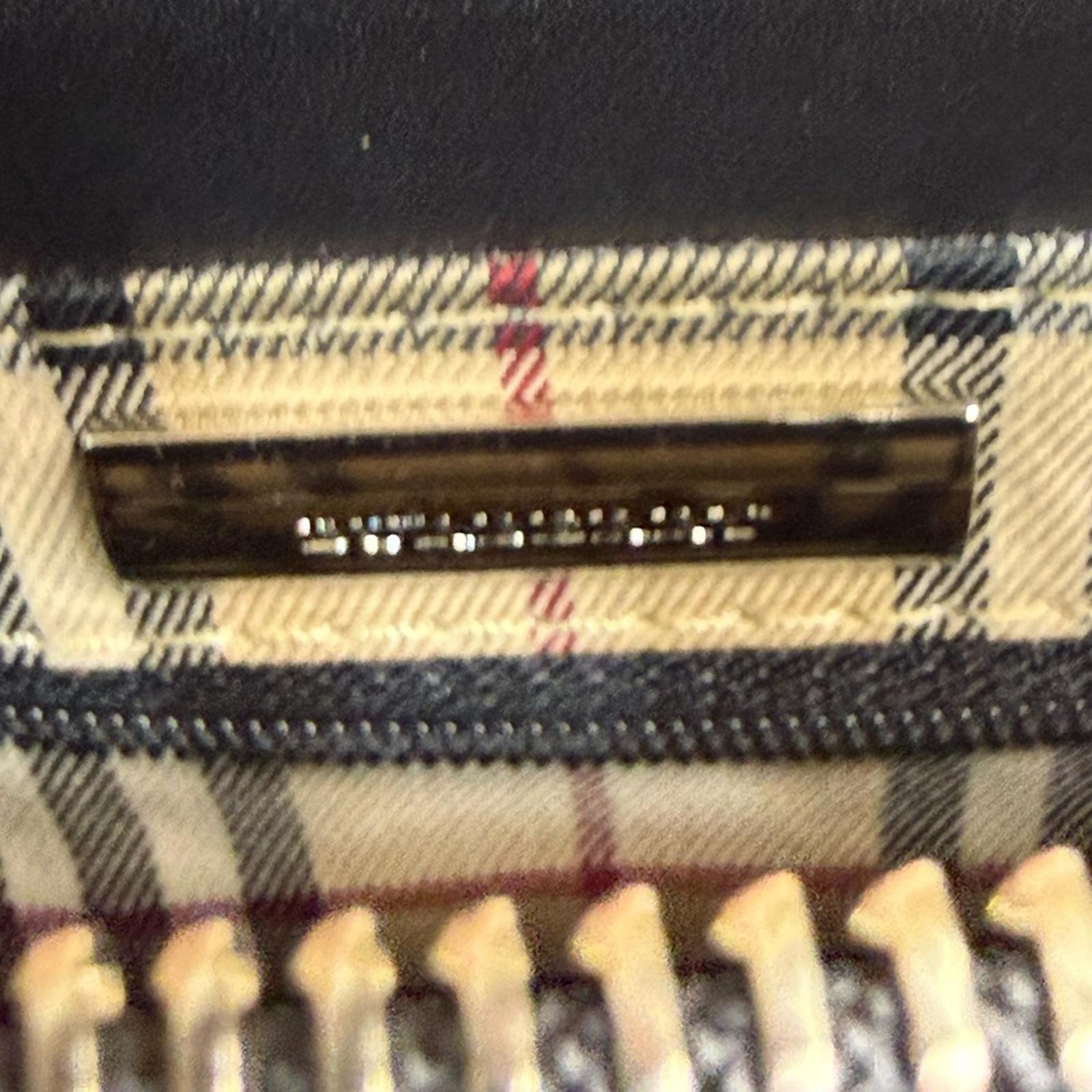 Burberry Black Leather Tote and Wallet Set