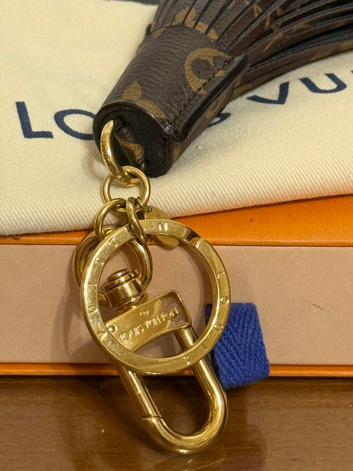 Louis Vuitton Tassel Keychain and Bag Charm