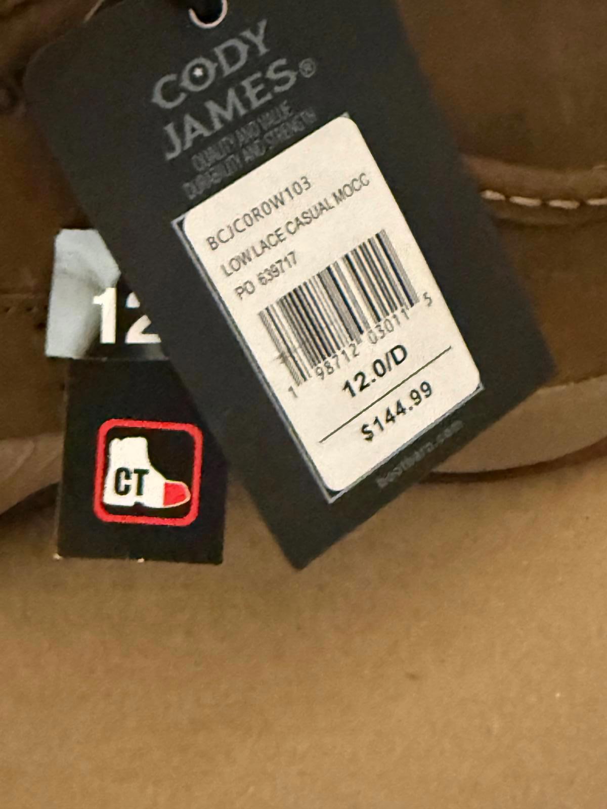 New Cody James CT Composite Toe Size 12D