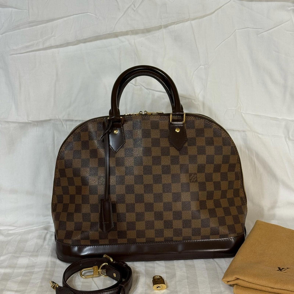 Louis Vuitton Damier Alma MM 2 Way Bag
