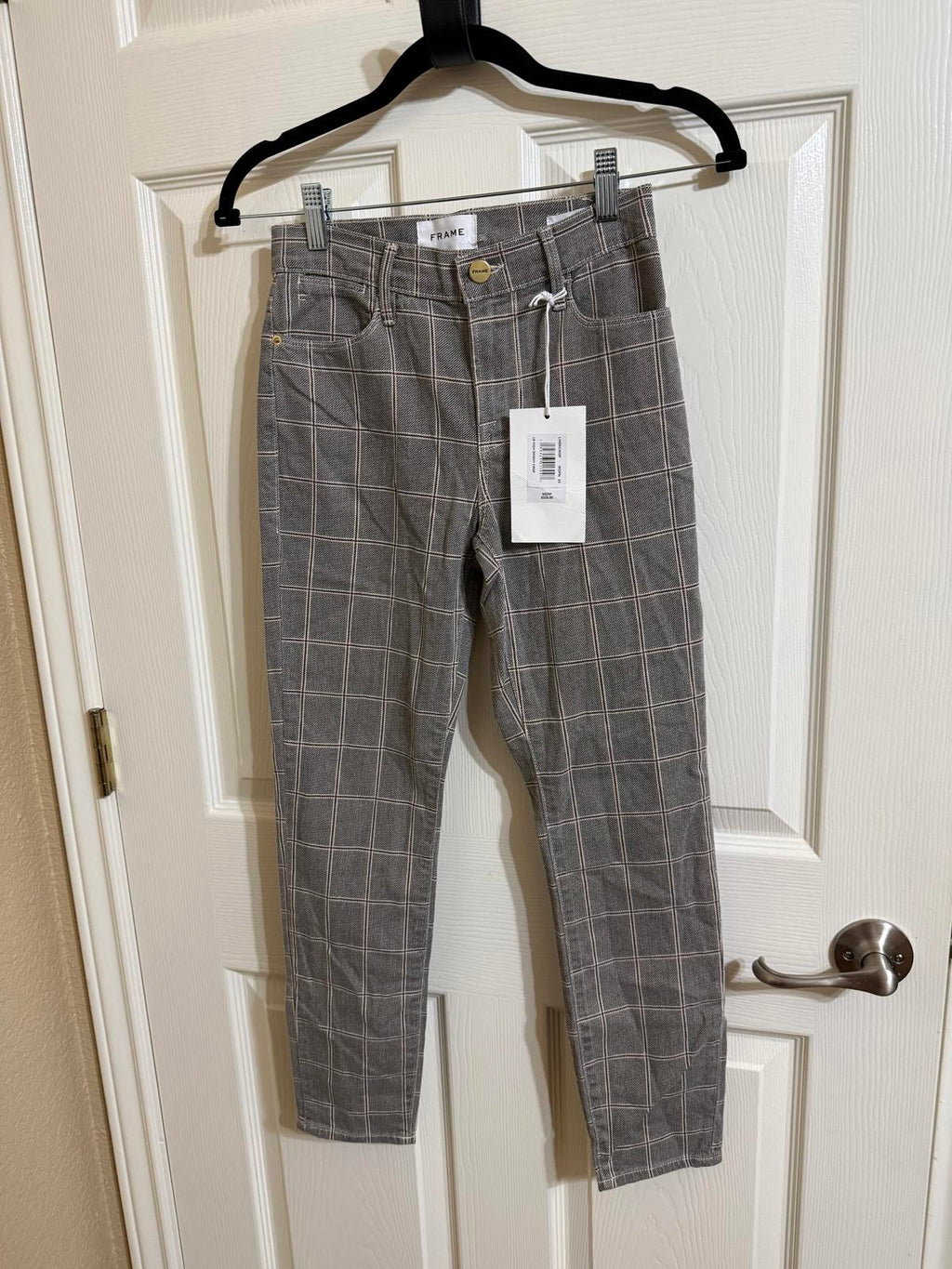 New Frame Le High Skinny Cropped Jeans