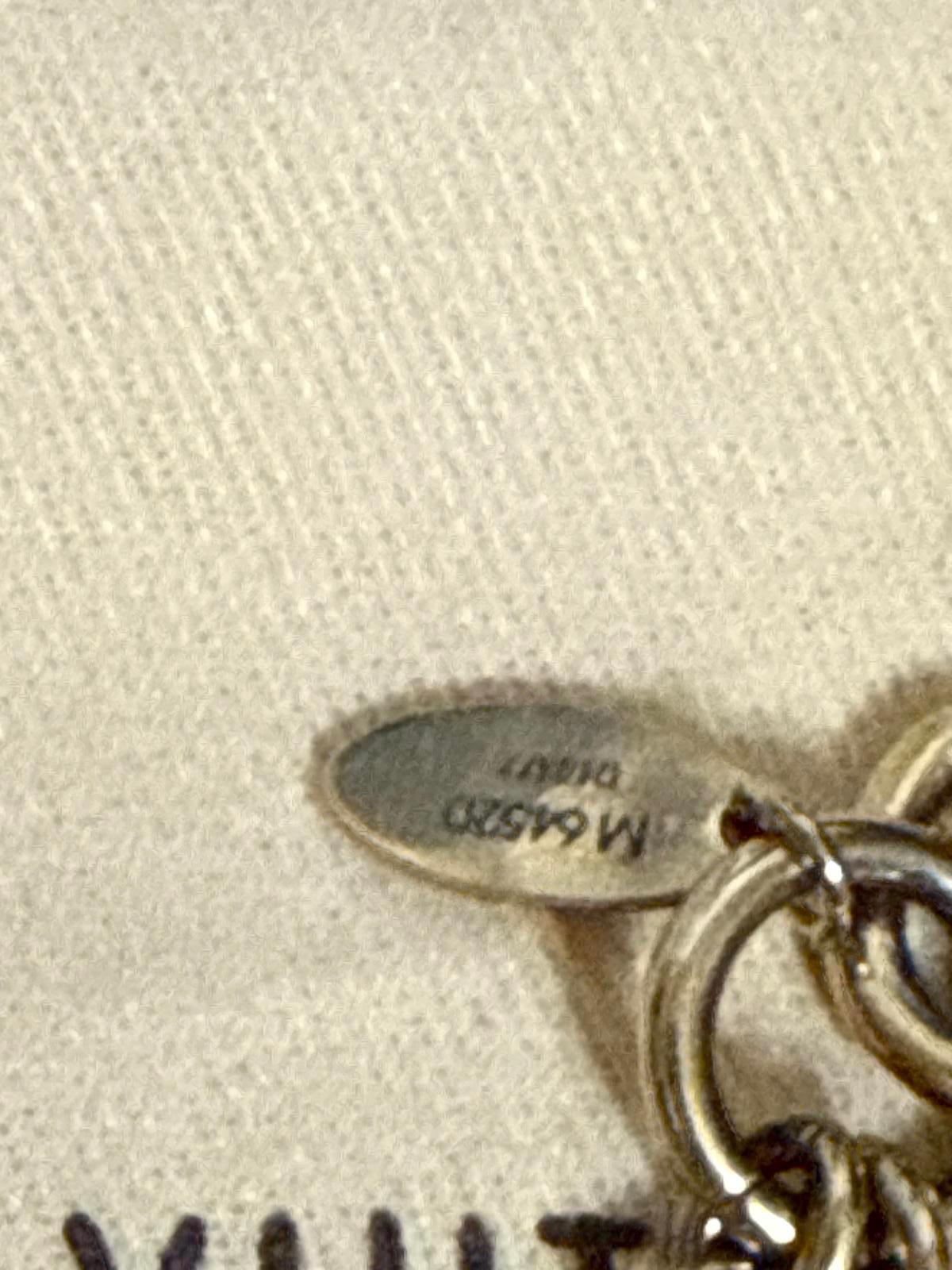 Louis Vuitton Twist Bag Charm an Key Holder in Silver and Gold