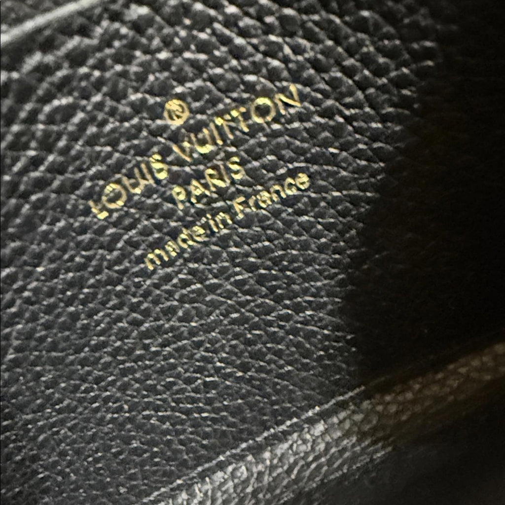 Louis Vuitton Black Leather Compact Wallet