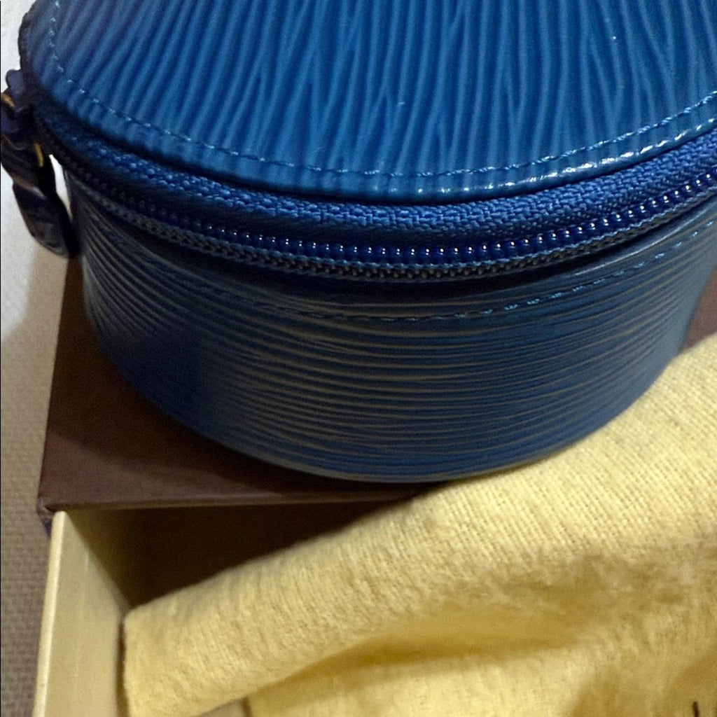 Louis Vuitton Large Blue Epi Leather Jewelry Case