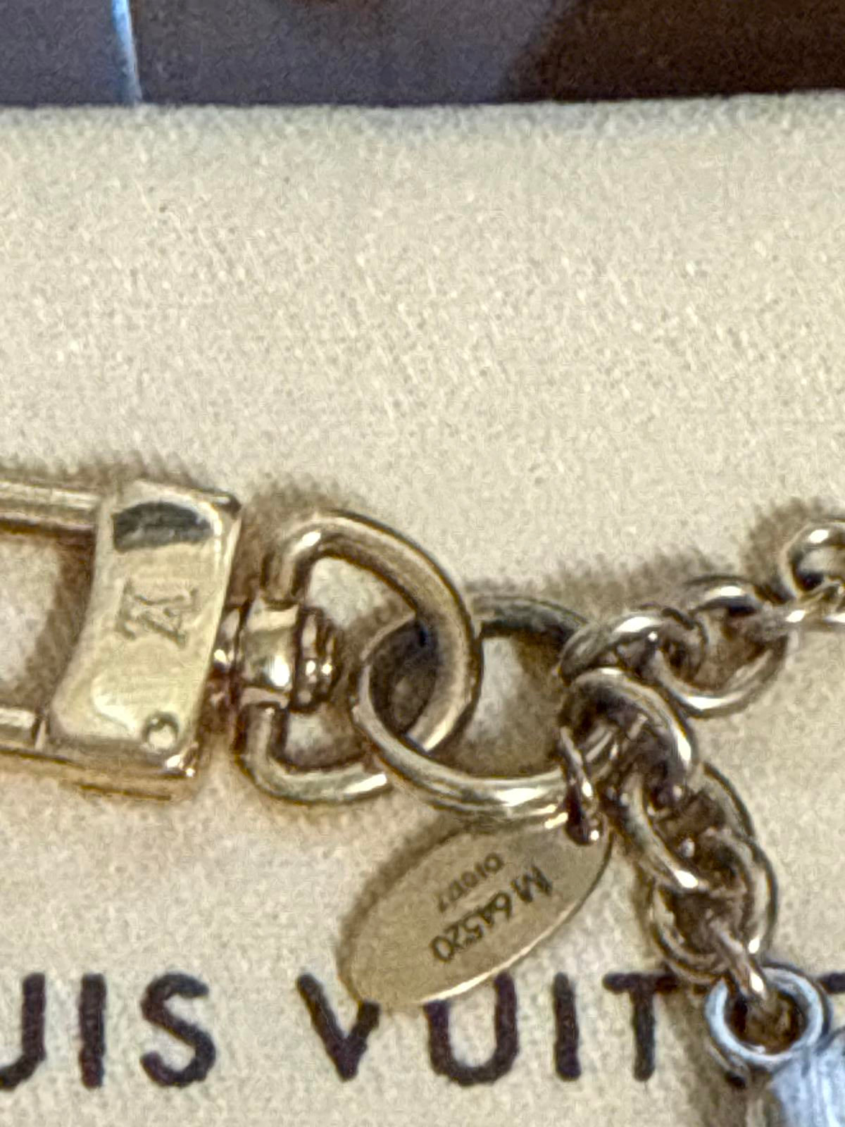 Louis Vuitton Twist Bag Charm an Key Holder in Silver and Gold