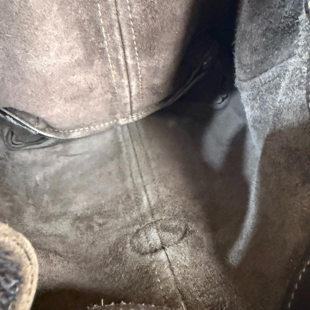 Fendi Rare Dark Brown Leather Mini Backpack