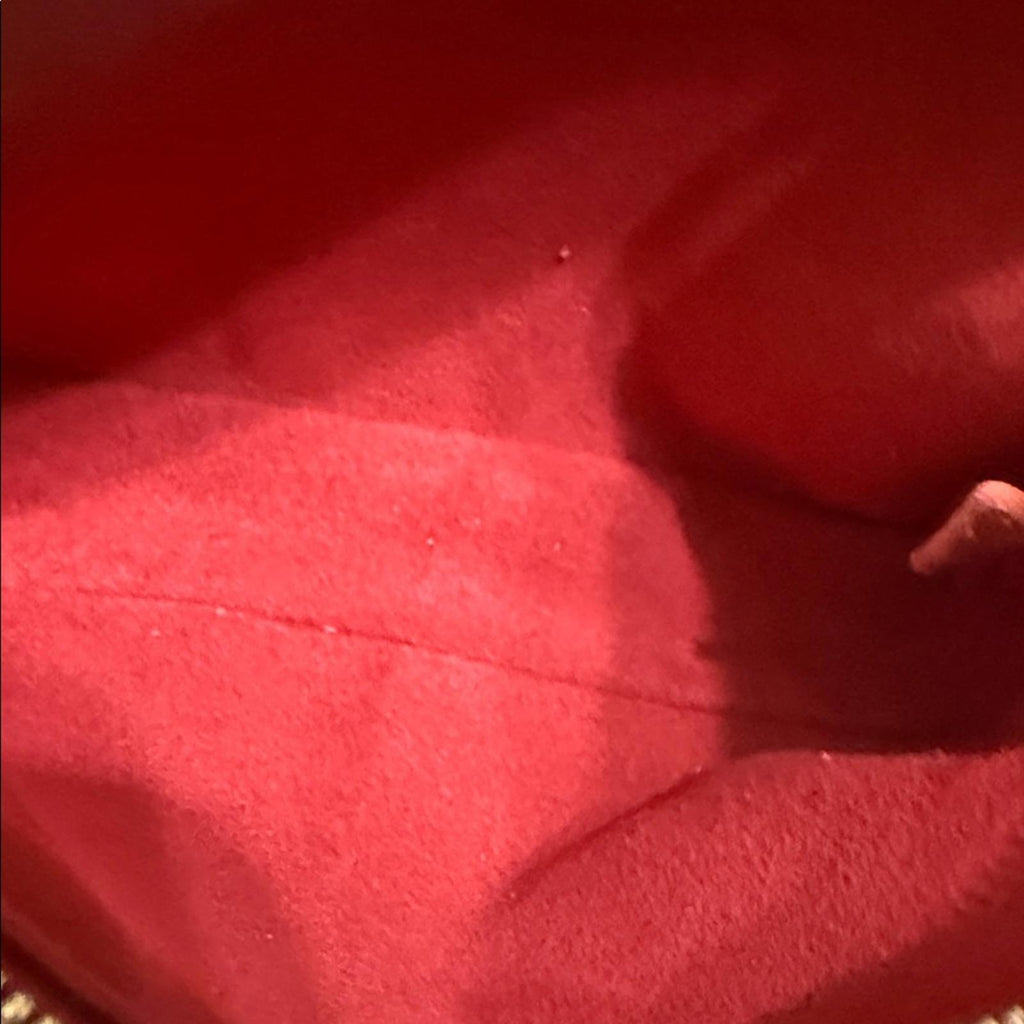 Louis Vuitton Denim Blue Checkered Key Pouch/Card Wallet