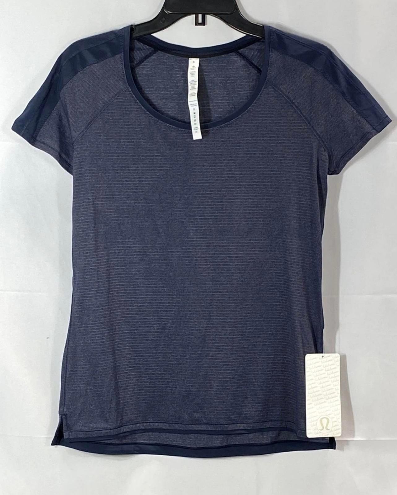 New Lululemon Race Me SS Size 8 Top