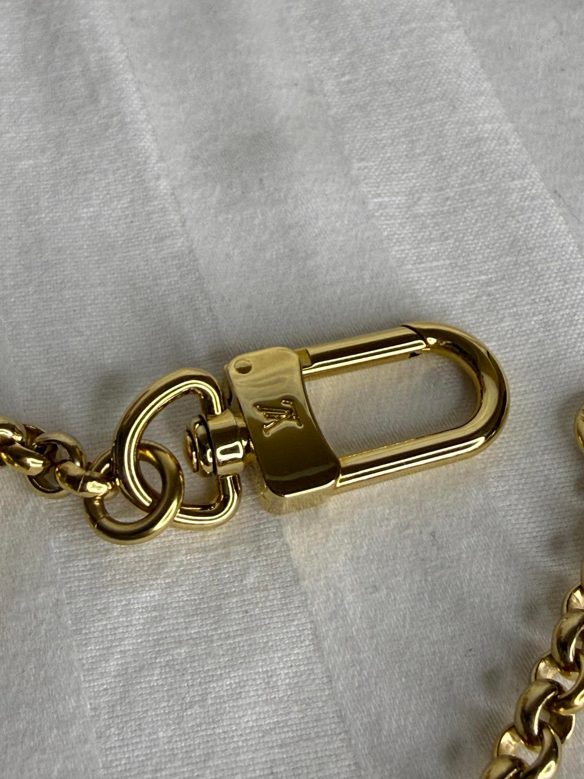Louis Vuitton Gold Wallet Chain