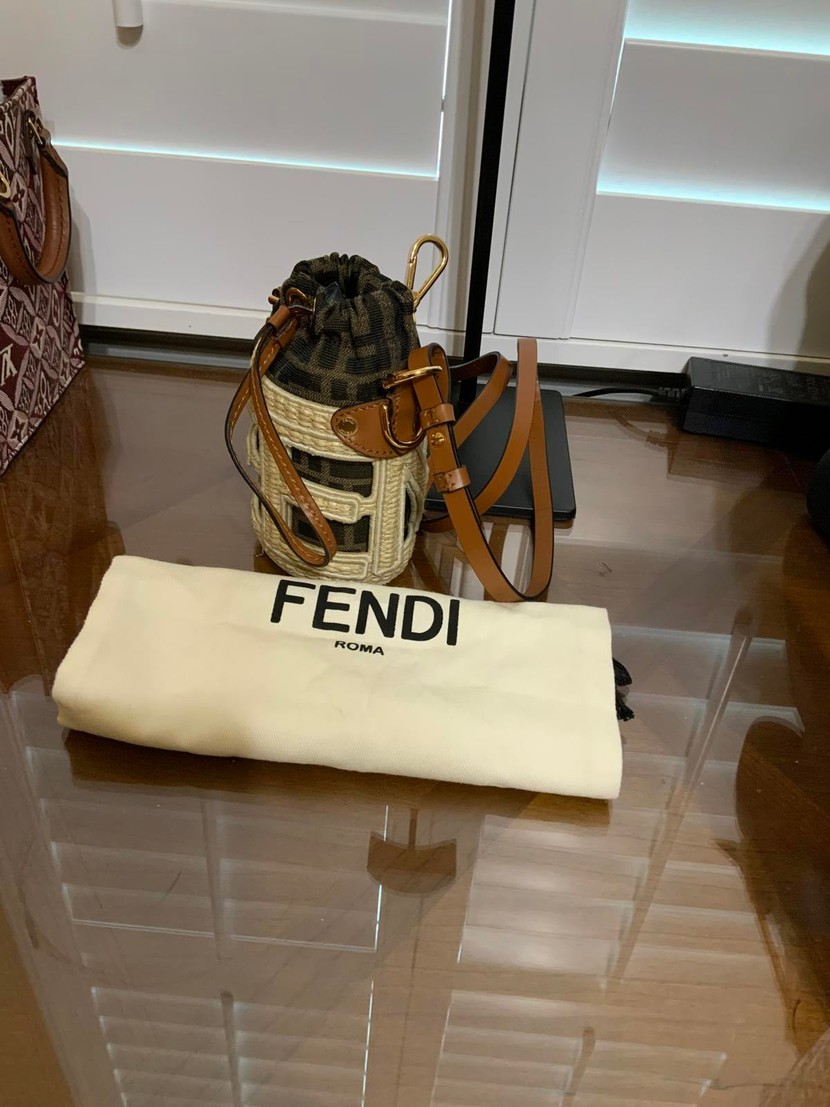 Fendi Nano Step Out Bucket Bag