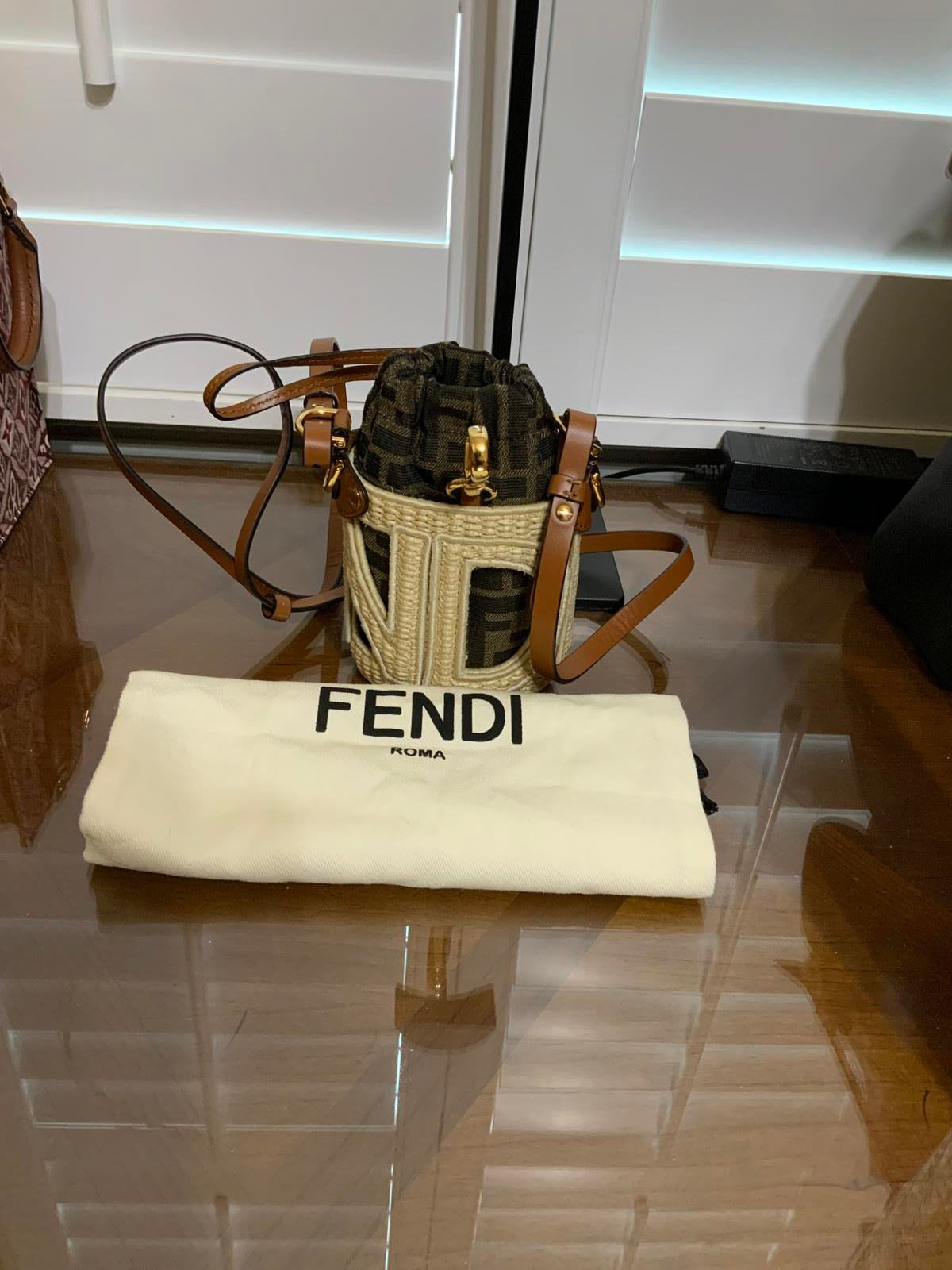 Fendi Nano Step Out Bucket Bag