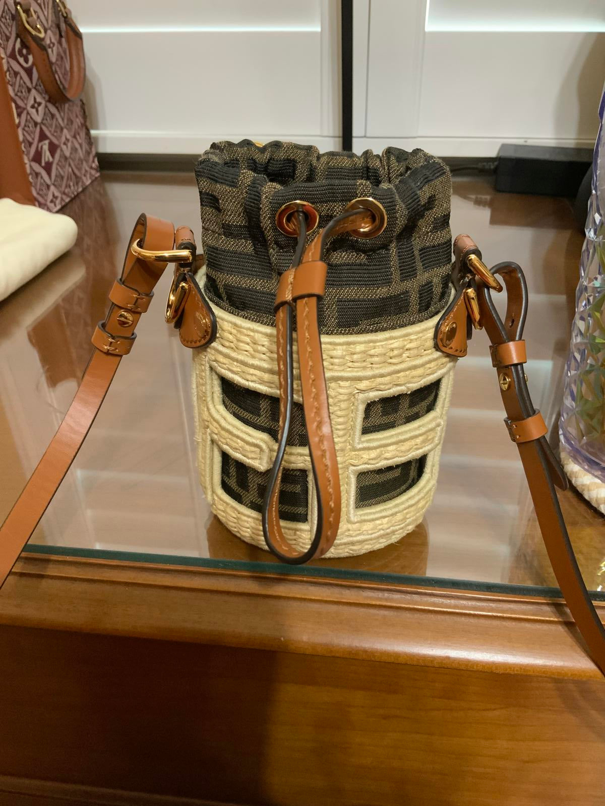 Fendi Nano Step Out Bucket Bag