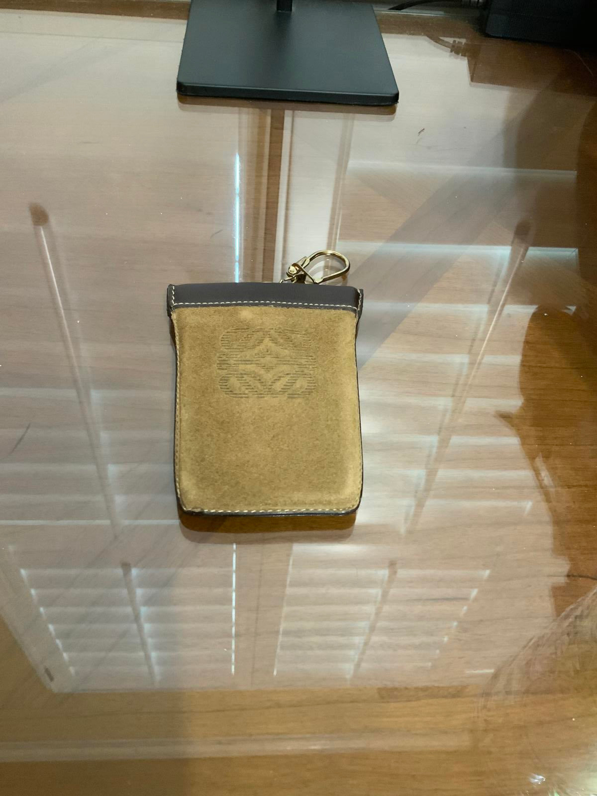 Loewe Suede Keychain/Holder
