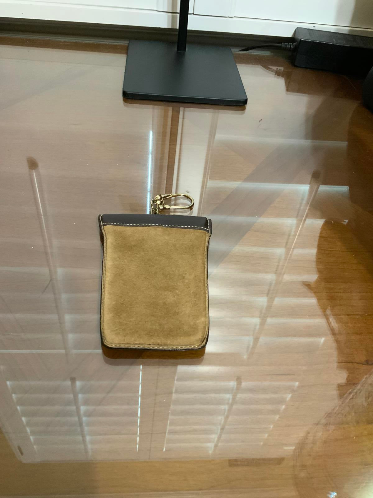 Loewe Suede Keychain/Holder