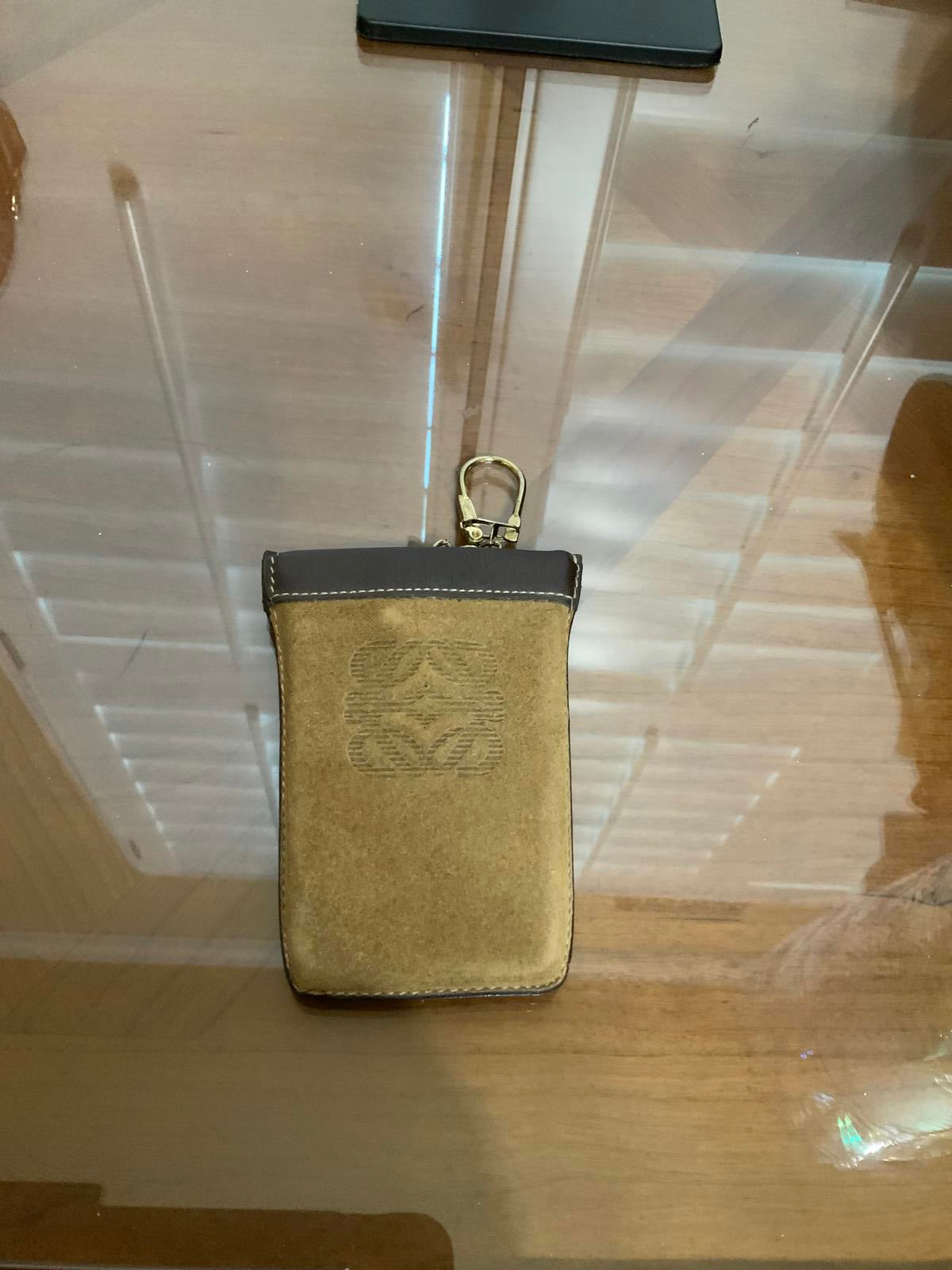 Loewe Suede Keychain/Holder