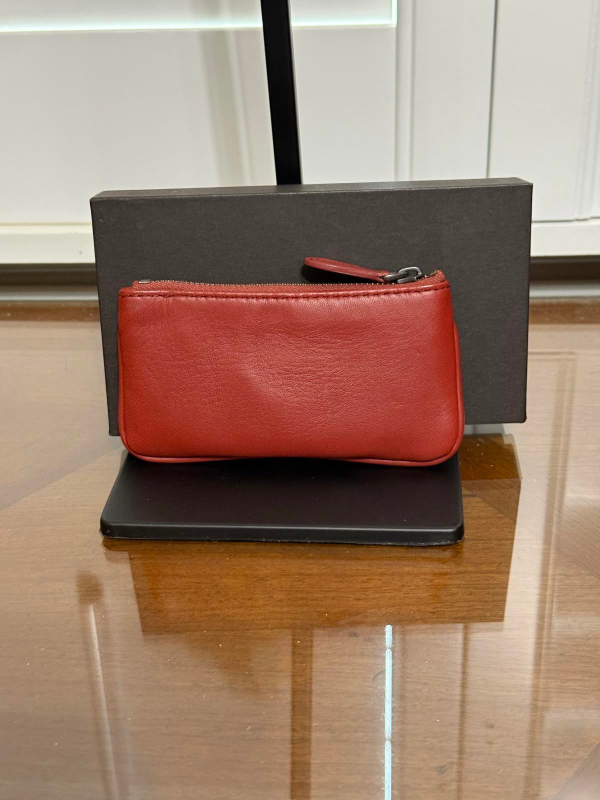 Bottega Veneta Leather Key Cles/Card Holder with Flowers