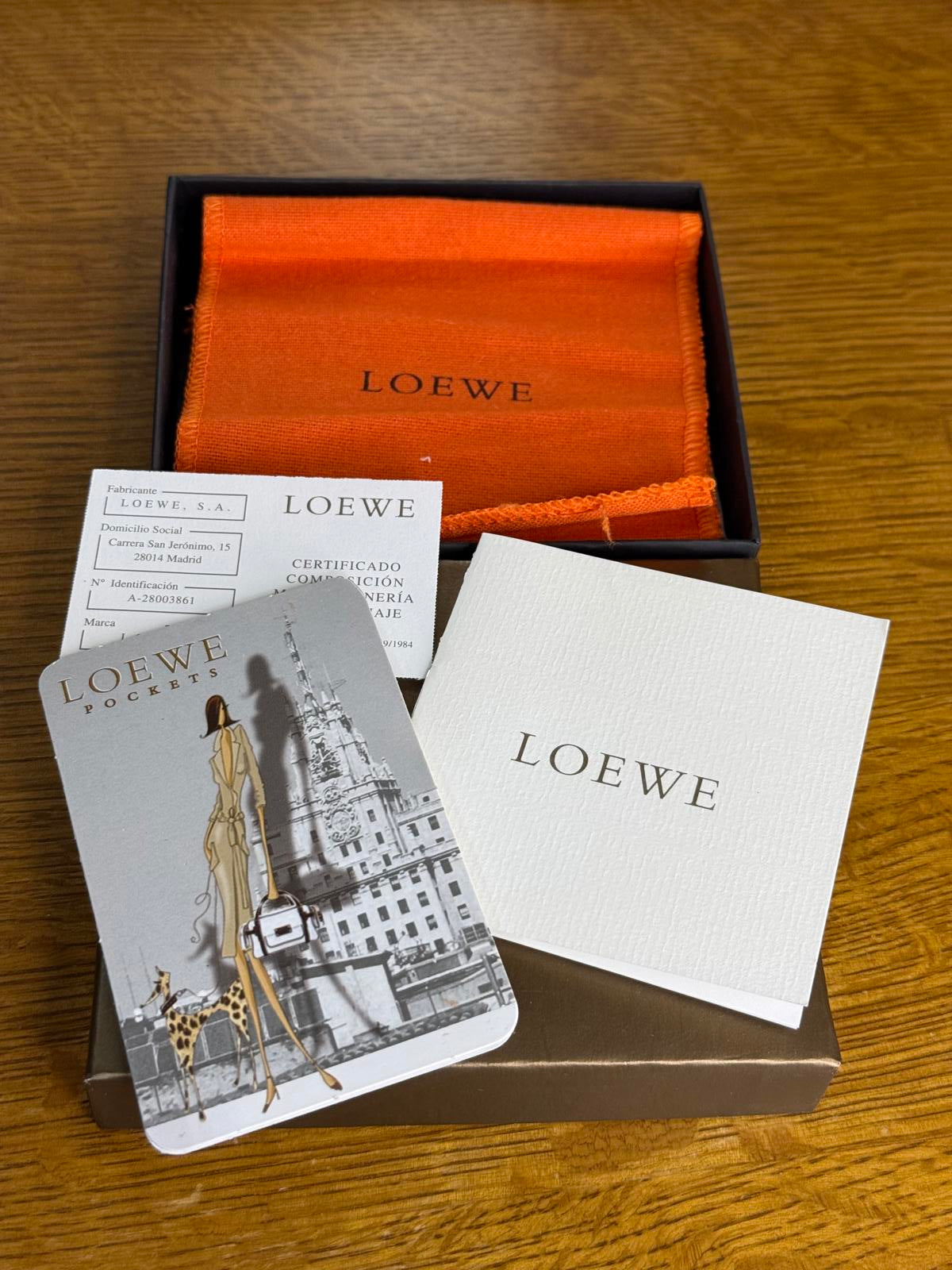 Loewe Leather Keychain