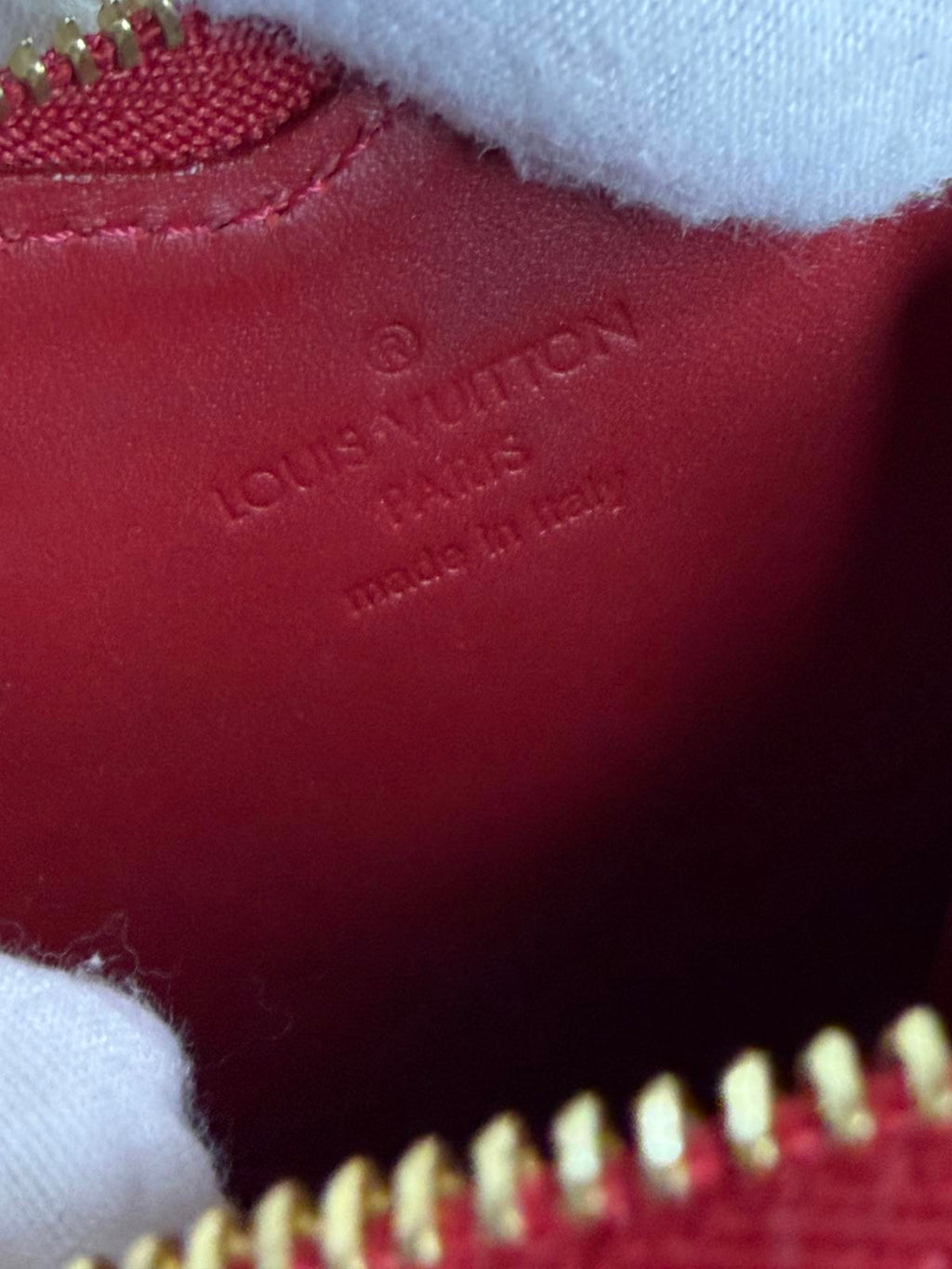 Louis Vuitton Vernis Porte Monnaie Heart Coin Purse and Charm