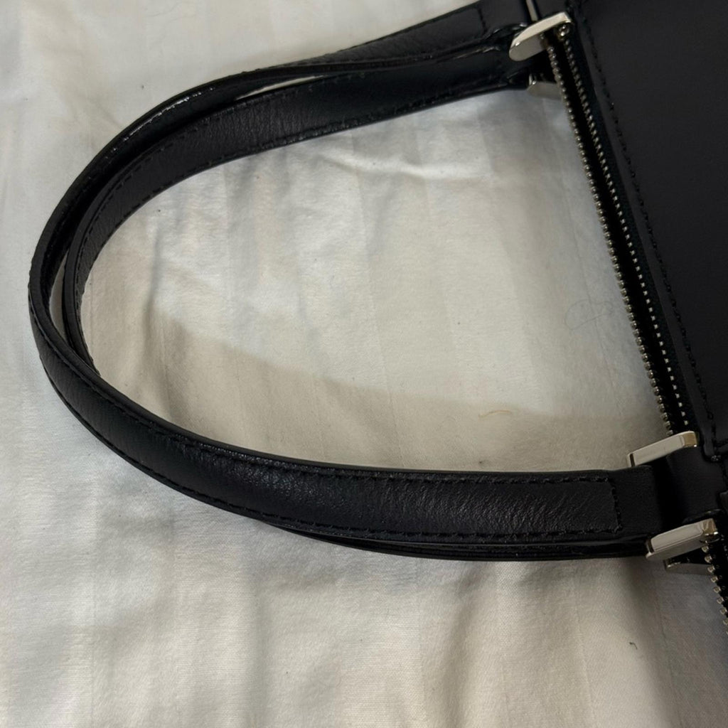 Burberry Black Leather Tote and Wallet Set